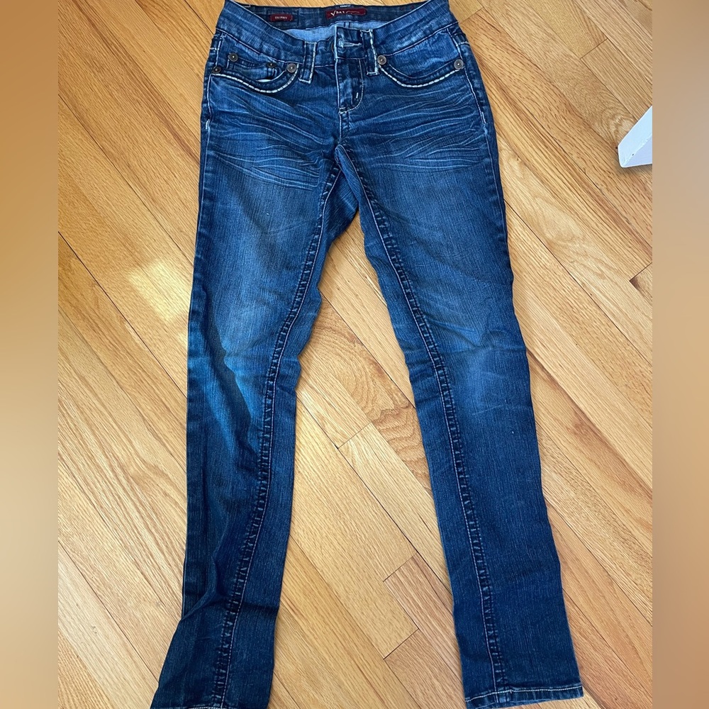 YMI Dark Wash Skinny Jeans - Size 0